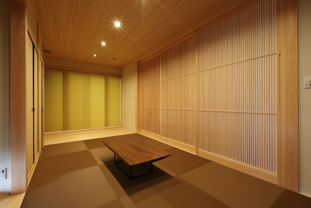 豪邸の和室　和洋折衷　和洋折衷の和室　和室のデザイン　オシャレな和室　琉球畳　琉球風畳