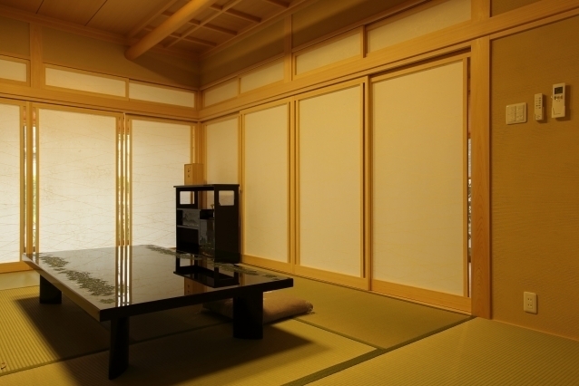 和室　日本間　畳部屋　日本間　和風の家　豪邸の和室